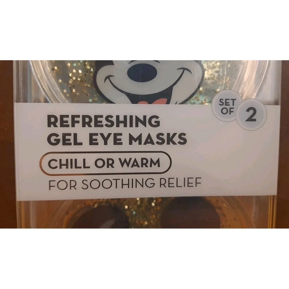 The Creme Shop‎ Mickey Mouse Reusable Refreshing Gel Eye Masks Chill or Warm NIP